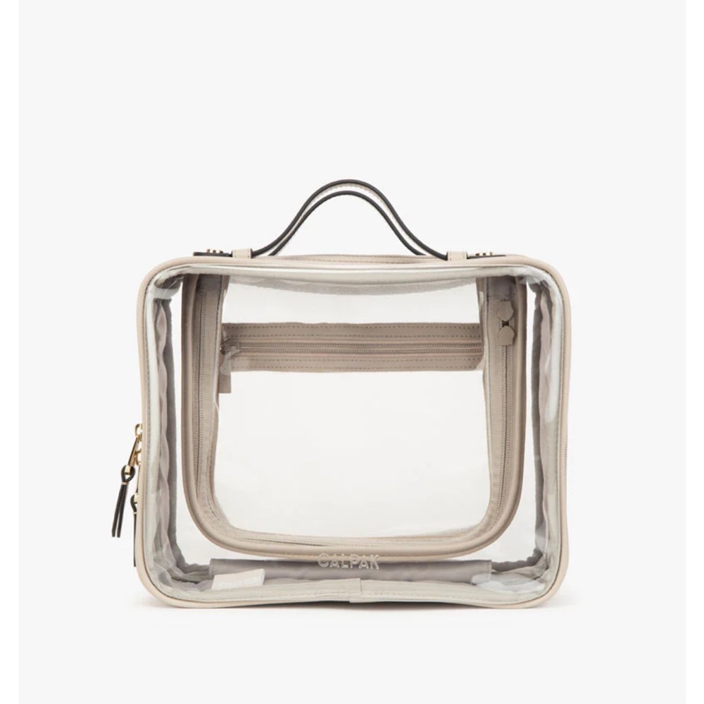 Calpak Large Clear Cosmetics Case